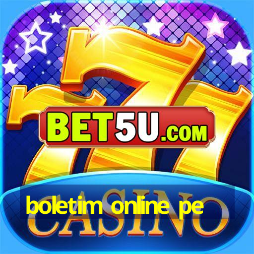 boletim online pe